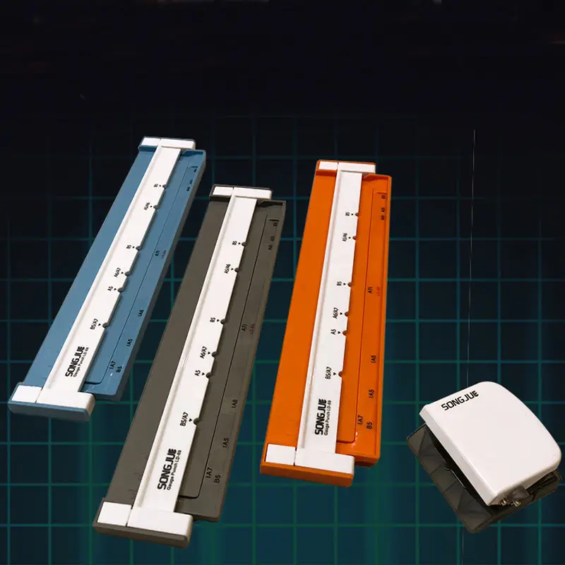 Дырокол для бумаги A6(6 отверстий)/A5(6 отверстий)/B5(9 отверстий) DIY дырокол листьев