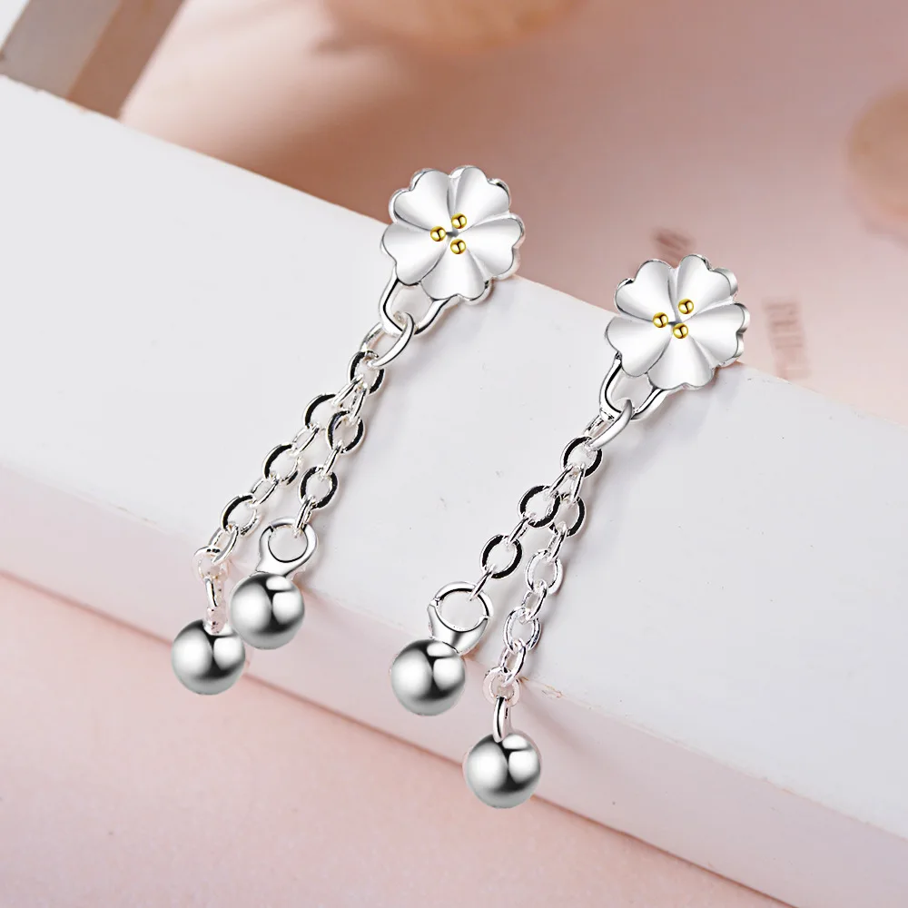 100% 925 sterling silver wholesale fashion flower ladies tassels stud earrings jewelry Anti allergy drop shipping women student
100% 925 sterling silver wholesale fashion flower ladies tassels stud earrings jewelry Anti allergy drop shipping women student