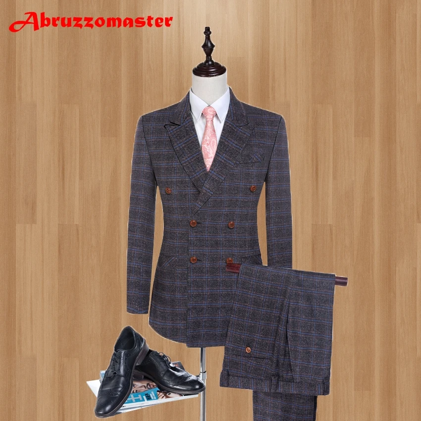 2 Pieces Brand Men 100% Wool Suits Brown Wedding Suits 2023 Fashion Peaked Lapel Mens Double Breasted Tuxedo Suits with Pants
2 Pieces Brand Men 100% Wool Suits Brown Wedding Suits 2023 Fashion Peaked Lapel Mens Double Breasted Tuxedo Suits with Pants