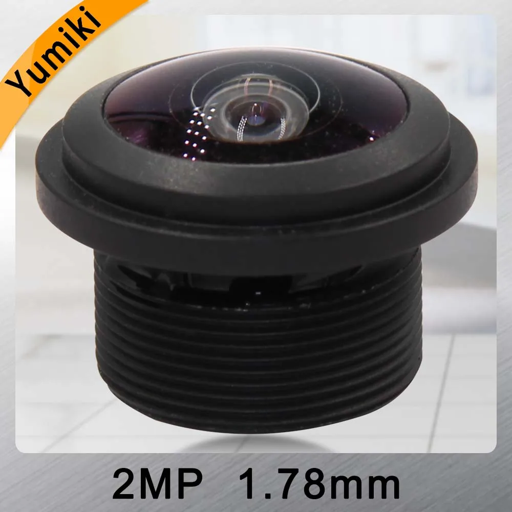 Yumiki 2 МП 1 78 мм объектив системы видеонаблюдения 1/2.7 "F1: 0 190 градусов M12 плата