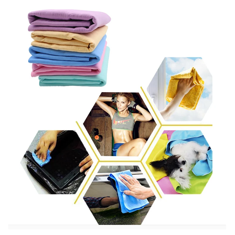 43*32 cm Super Absorption Microfiber Car Care Wash Towel Cleaning Synthetic Suede Chamois Home Bathroom Hair Drying Car Styling
43*32 cm Super Absorption Microfiber Car Care Wash Towel Cleaning Synthetic Suede Chamois Home Bathroom Hair Drying Car Styling