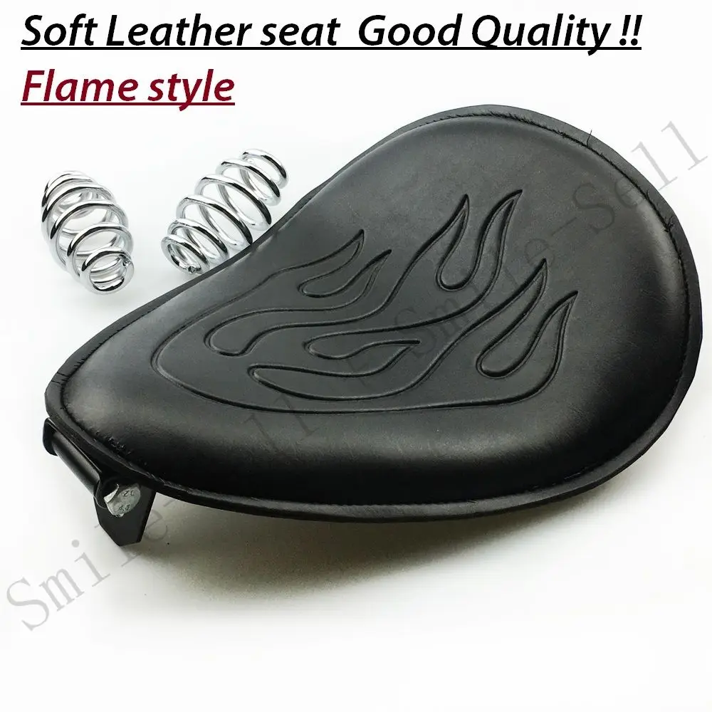 Motorcycle accessories Spring leather solo Flame seat Bracket For Harley Honda Sportster chopper Suzuki
Motorcycle accessories Spring leather solo Flame seat Bracket For Harley Honda Sportster chopper Suzuki