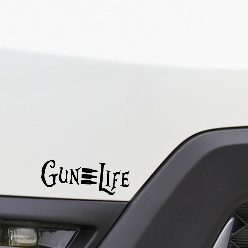 YJZT 17.3*6.3CM Interesting GUN LIFE Decoration Car Sticker Vinyl High Quality Graphic C12-0167
YJZT 17.3*6.3CM Interesting GUN LIFE Decoration Car Sticker Vinyl High Quality Graphic C12-0167