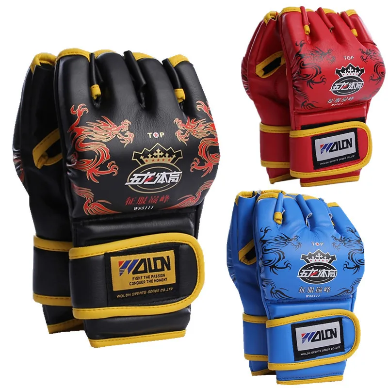 The boxing gloves boxing gloves / gloves / Sanda fighting dragon half finger gloves
The boxing gloves boxing gloves / gloves / Sanda fighting dragon half finger gloves