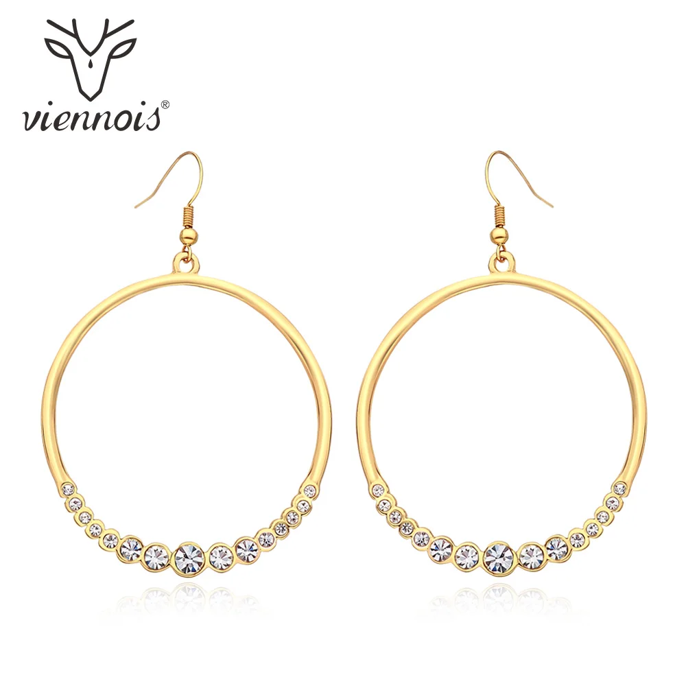 Viennois Round Circle Earrings Cubic Zirconia Big Drop Earrings for Women Fashion Jewelry Dubai Indian Wedding Party Gifts
Viennois Round Circle Earrings Cubic Zirconia Big Drop Earrings for Women Fashion Jewelry Dubai Indian Wedding Party Gifts