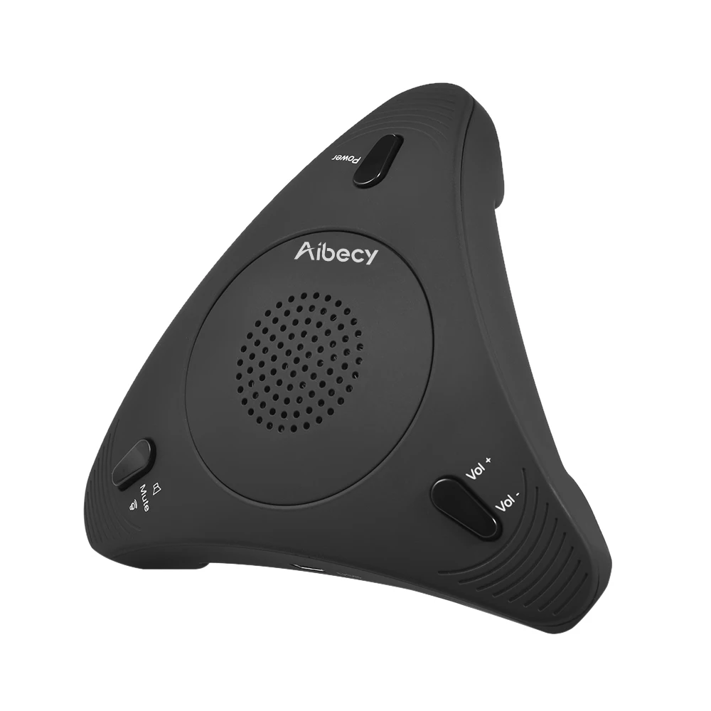Aibecy Desktop Computer Conference Omnidirectional Condenser Microphone Mic Speaker Speakerphone 360 Audio Pickup Plug &
Aibecy Desktop Computer Conference Omnidirectional Condenser Microphone Mic Speaker Speakerphone 360 Audio Pickup Plug &