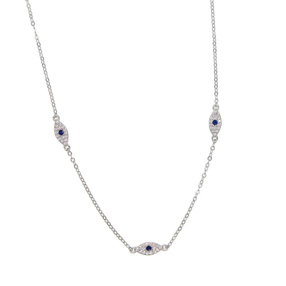 fine 925 sterling silver factory price drop shipping 3 pcs cz cute evil eye girl women gift necklace
fine 925 sterling silver factory price drop shipping 3 pcs cz cute evil eye girl women gift necklace