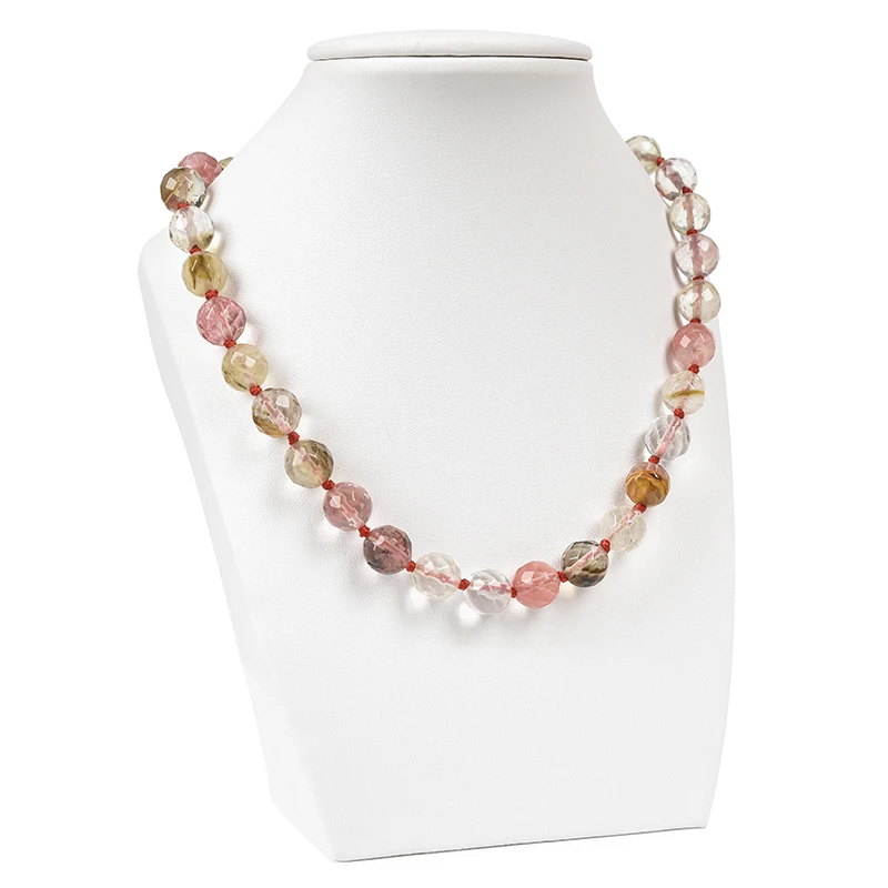 The most lovely charming Faceted Cheery Quartz Crystal jewelry Necklace 18inch gem 10mm Size For Jewelry Accessories H52
The most lovely charming Faceted Cheery Quartz Crystal jewelry Necklace 18inch gem 10mm Size For Jewelry Accessories H52