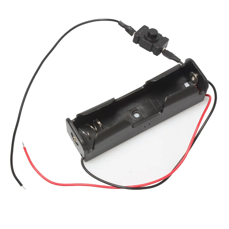 100PCS/lot 18650 3.7V Battery Box With Protective Board Battery Storage Cases ON/OFF Switch Wire Lead For 3.7V 18650 Battery
100PCS/lot 18650 3.7V Battery Box With Protective Board Battery Storage Cases ON/OFF Switch Wire Lead For 3.7V 18650 Battery