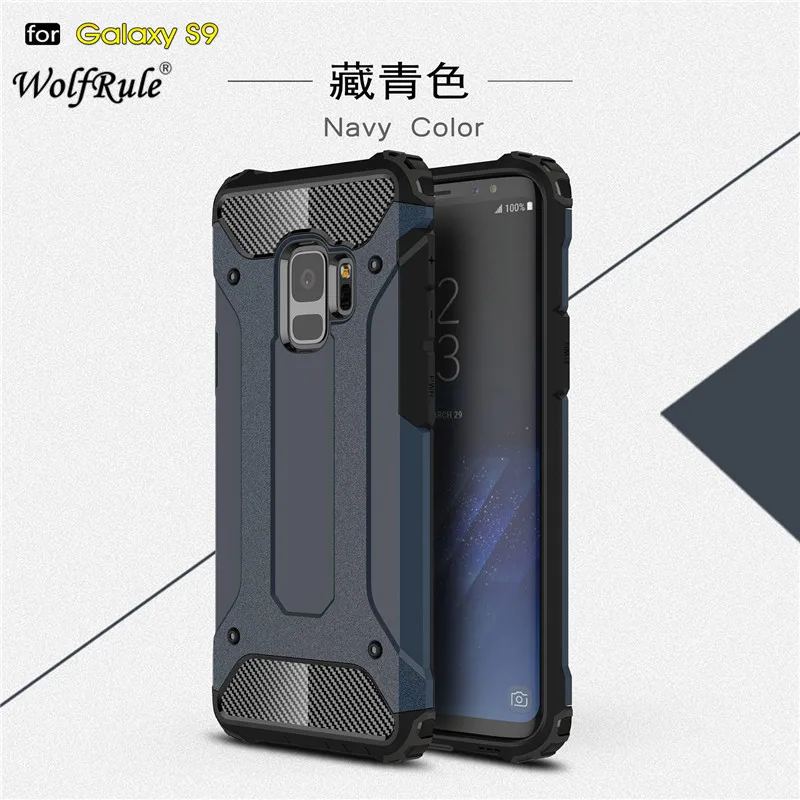 WolfRule sFor Case Samsung Galaxy S9 Cover Anti-knock Soft Silicone + Hard Plastic Case For Samsung Galaxy S9 Bag For Samsung S9
WolfRule sFor Case Samsung Galaxy S9 Cover Anti-knock Soft Silicone + Hard Plastic Case For Samsung Galaxy S9 Bag For Samsung S9