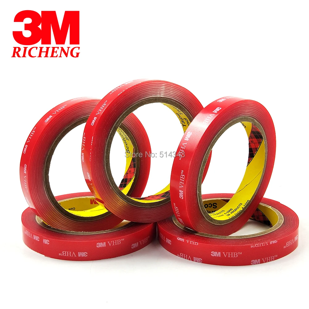 1Roll 15MMx3M Meters Clear 3M VHB 4910 Heavy Duty Double Sided Adhesive Acrylic Foam Free Shipping
1Roll 15MMx3M Meters Clear 3M VHB 4910 Heavy Duty Double Sided Adhesive Acrylic Foam Free Shipping