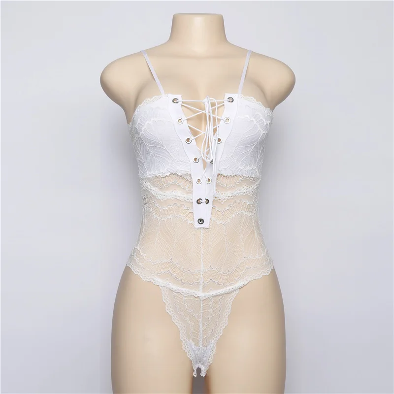 VIBESOOTD Hot Sale Transparent Lace Up Bodysuit Women Deep V Sleeveless Sexy Jumpsuit Romper 2021 Summer Strap Catsuit Body
VIBESOOTD Hot Sale Transparent Lace Up Bodysuit Women Deep V Sleeveless Sexy Jumpsuit Romper 2021 Summer Strap Catsuit Body