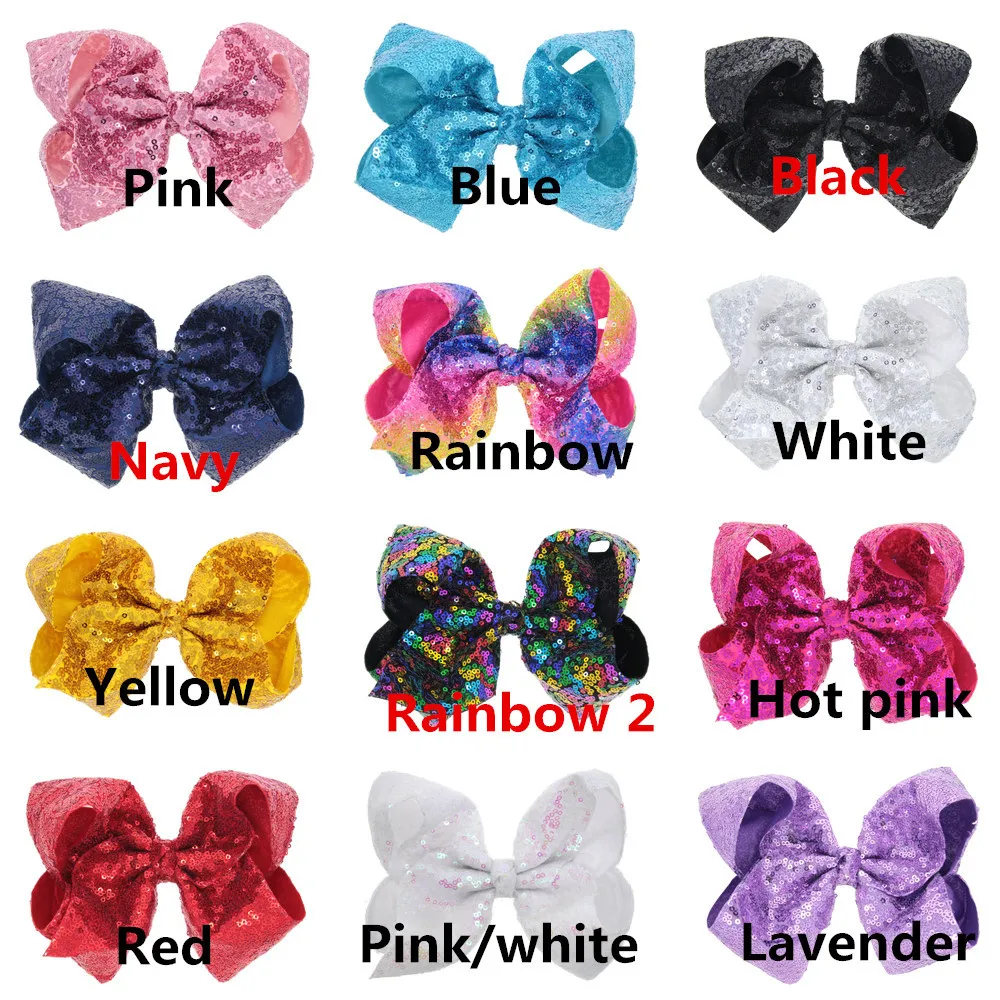 10pcs / lot ,sequin rainbow bows with clips - Adults Headwear Hair Accessories knotted Double Hair accessories
10pcs / lot ,sequin rainbow bows with clips - Adults Headwear Hair Accessories knotted Double Hair accessories