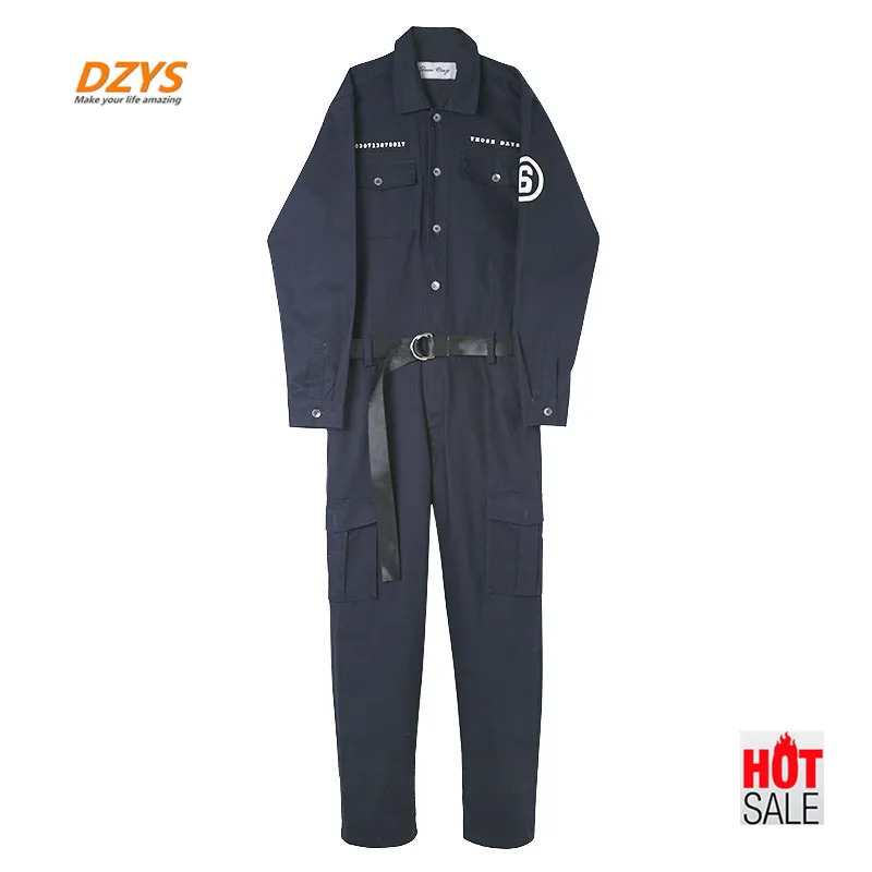 Spring Dress new personality sticker printed men's loose jacket jumpsuit youth overalls pants
Spring Dress new personality sticker printed men's loose jacket jumpsuit youth overalls pants