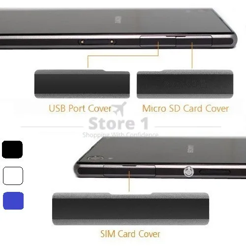 Оригинальная usb-зарядка Порты и разъёмы Заглушка Крышка клапаном для sony Xperia Z1 L39H SD
