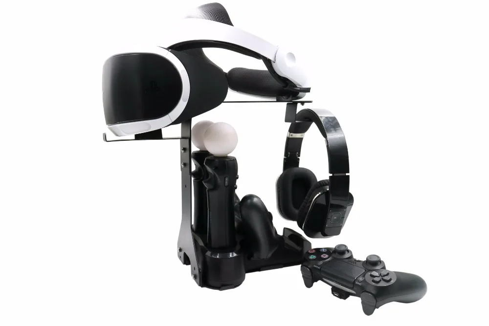 PSVR PS MOVE PS4 Charging Display Stand Showcase For PS4 VR Dualshock 4 Controller PS MOVE Motion Headphone Holder Cradle Base
PSVR PS MOVE PS4 Charging Display Stand Showcase For PS4 VR Dualshock 4 Controller PS MOVE Motion Headphone Holder Cradle Base