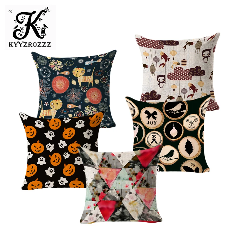 Cartoon Pattern Cushion Cover Plain Weave Square Cotton Linen Decorative Throw Pillows Cover Chair Seat Case
Cartoon Pattern Cushion Cover Plain Weave Square Cotton Linen Decorative Throw Pillows Cover Chair Seat Case