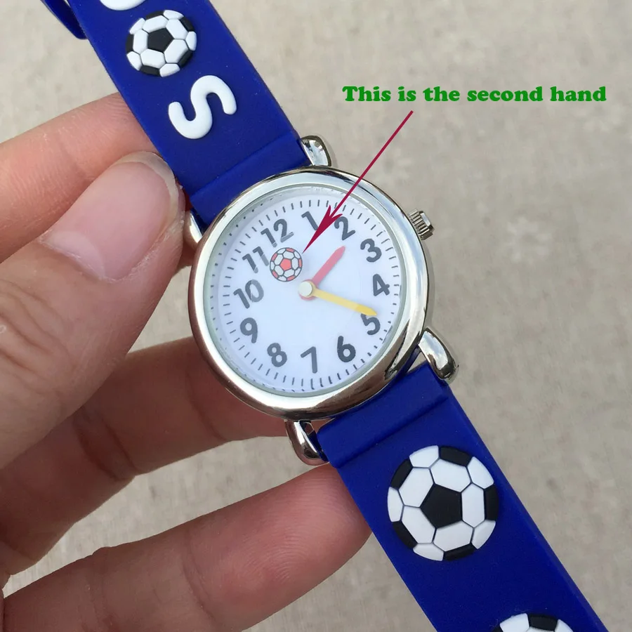 Cartoon 3D football Soccer style children students girl's boy's Silicone waterproof quartz wrist watch 02
Cartoon 3D football Soccer style children students girl's boy's Silicone waterproof quartz wrist watch 02