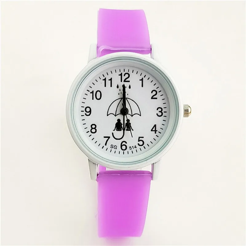 Cartoon Anime Small Umbrella Silicone Belt Girl Watch Fashion Creative Child Watch Quartz Kids Watch Gift Clock relogio feminin
Cartoon Anime Small Umbrella Silicone Belt Girl Watch Fashion Creative Child Watch Quartz Kids Watch Gift Clock relogio feminin