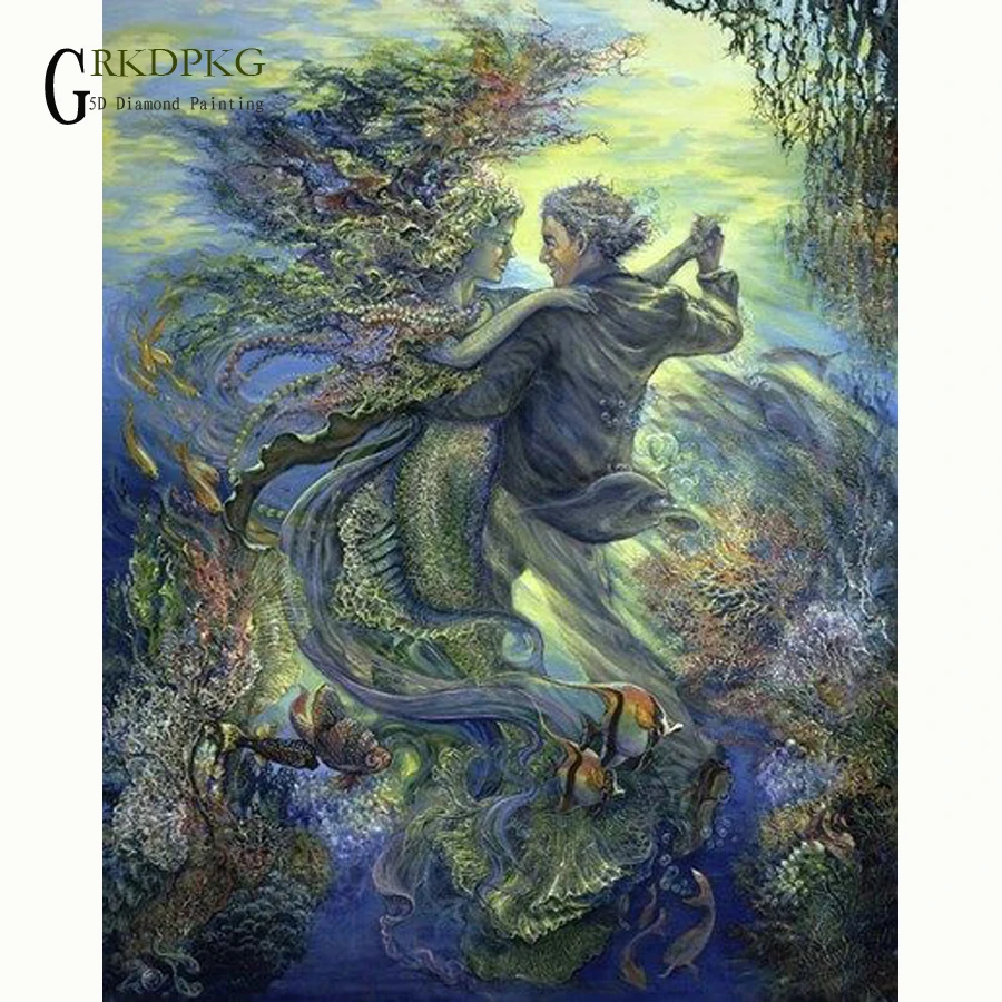 Mermaid couple diamond embroidery 5d DIY diamond painting cross stitch full square rhinestone mosaic unfinished home decoration
Mermaid couple diamond embroidery 5d DIY diamond painting cross stitch full square rhinestone mosaic unfinished home decoration