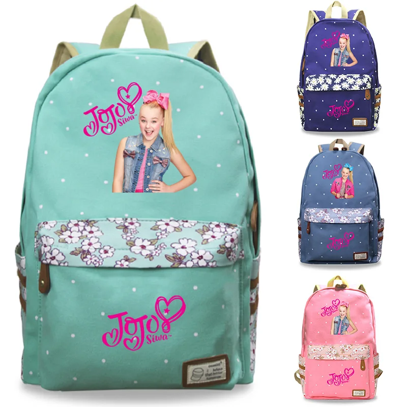 Повседневный Рюкзак Jojo Siwa студенческий модные новые высококачественные сумки