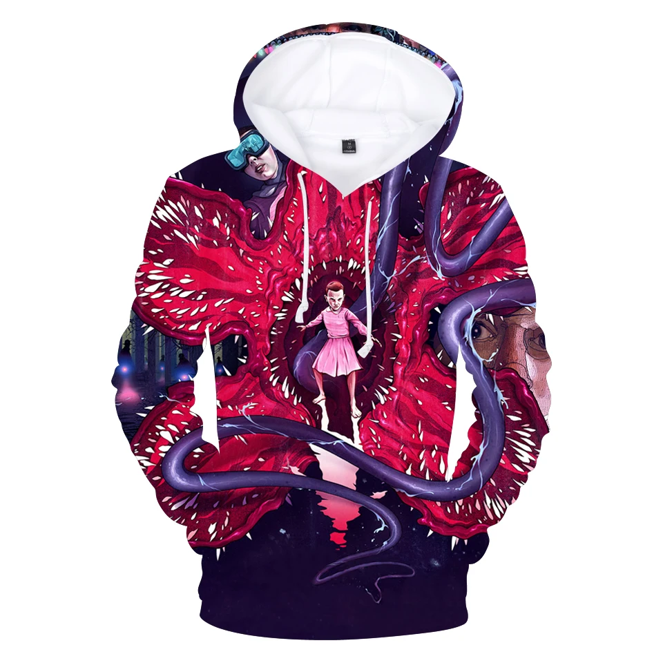 Stranger Things New 3D Hoodies Men/Women Pullover Sweatshirts Cool Upside Down Eletaven Print Sweatshirt Hoodie Casual Tracksuit
Stranger Things New 3D Hoodies Men/Women Pullover Sweatshirts Cool Upside Down Eletaven Print Sweatshirt Hoodie Casual Tracksuit