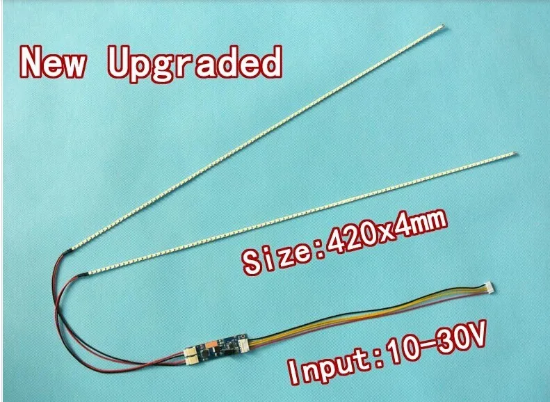 420mm LED Backlight Lamps For update LCD Monitor 19 inch with 75leds LED strip for LCD 2pcs/lot Can be cut by every 3 lamps
420mm LED Backlight Lamps For update LCD Monitor 19 inch with 75leds LED strip for LCD 2pcs/lot Can be cut by every 3 lamps
