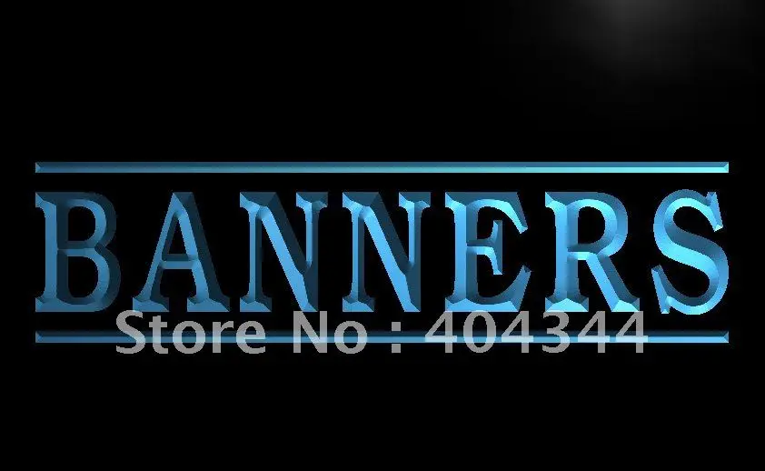 LB810- Banners Display Flag NEW LED Neon Light Sign