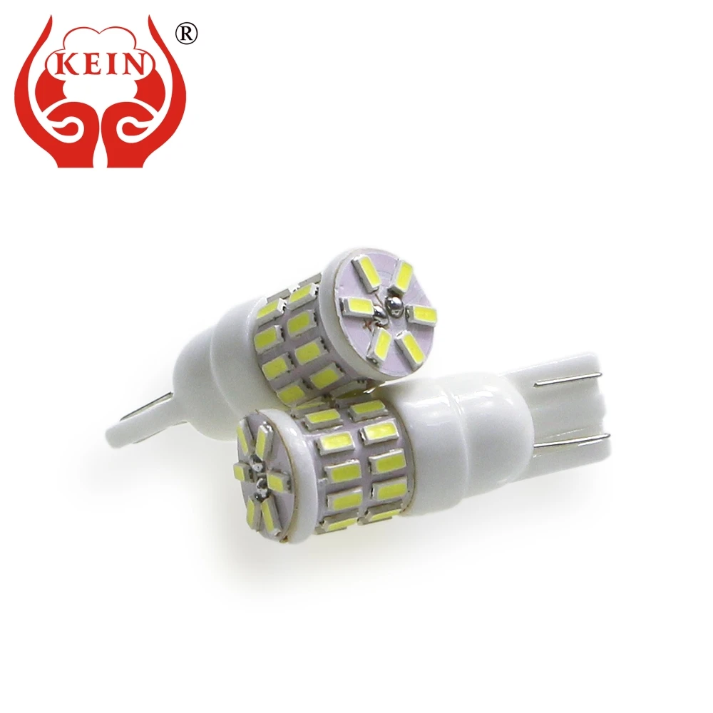 KEIN 6 шт. термостойкая керамика 30smd T10 светодиодный W5W 194 3014 Внутреннее освещение