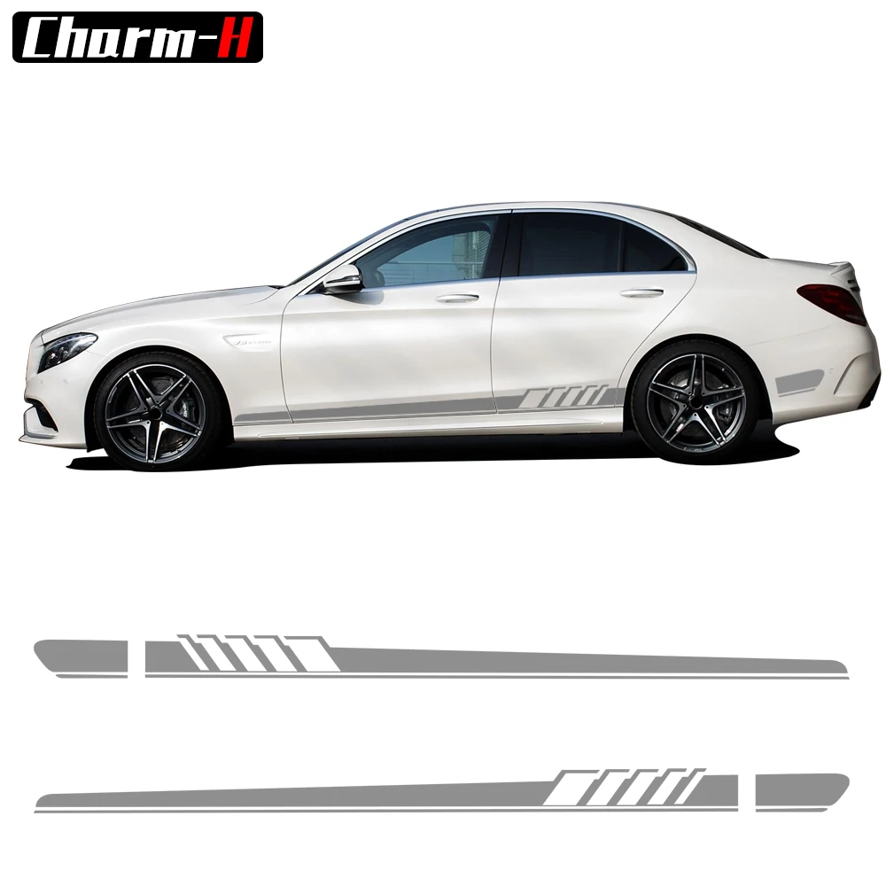 Версия 1 Боковая юбка гоночная полоса виниловая наклейка для Mercedes Benz W205 C Класс AMG боковая юбка наклейки
Версия 1 Боковая юбка гоночная полоса виниловая наклейка для Mercedes Benz W205 C Класс AMG боковая юбка наклейки