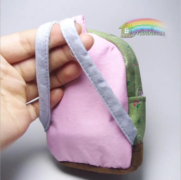 Оригинальный рюкзак для Барби ручной работы BJD 1/6 Школьные Аксессуары настоящая
