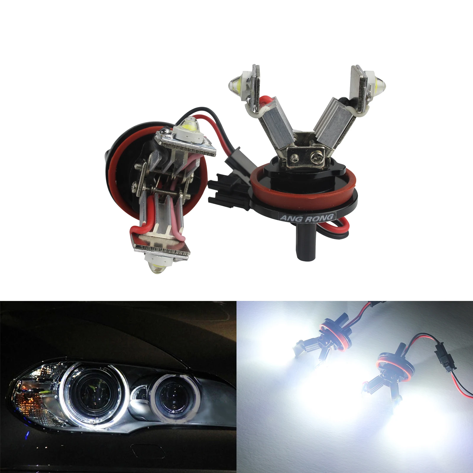 ANGRONG 2x LED Canbus H8 6W Angel Eyes Marker Halo Headlight Bulbs For BMW 3-Series E92 M3 2008-2012 E82 E60 E61 E63 X5 X6 Z4
ANGRONG 2x LED Canbus H8 6W Angel Eyes Marker Halo Headlight Bulbs For BMW 3-Series E92 M3 2008-2012 E82 E60 E61 E63 X5 X6 Z4