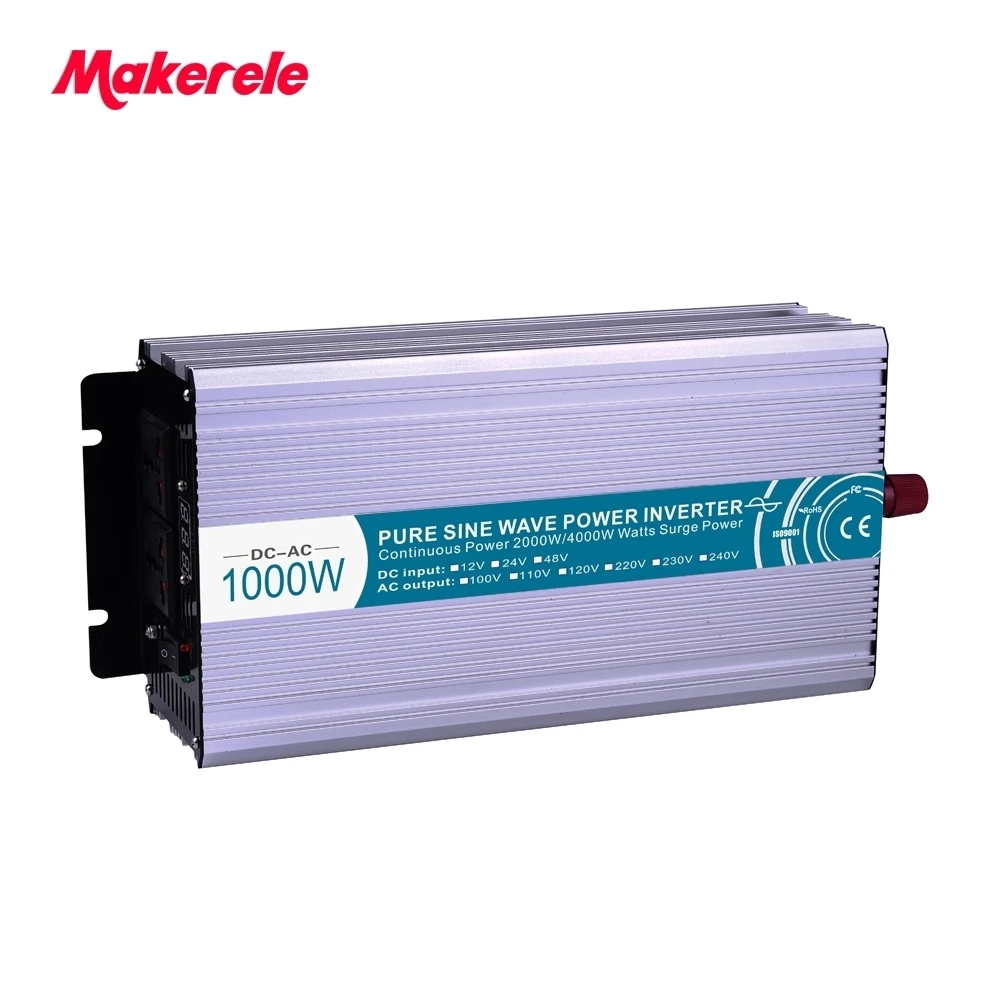 Inverter 1000w 24v to 220v voltage converter with charger and UPS Pure Sine Wave off grid solar inverter
Inverter 1000w 24v to 220v voltage converter with charger and UPS Pure Sine Wave off grid solar inverter