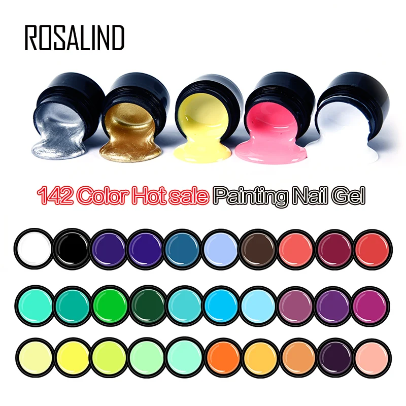Rosalind Nail Gel 5ML Painting Color Gel Varnishes Vernis Semi Permanant uv Led Gel Lacquer DIY Design Manicure Nails Gel Polish
Rosalind Nail Gel 5ML Painting Color Gel Varnishes Vernis Semi Permanant uv Led Gel Lacquer DIY Design Manicure Nails Gel Polish