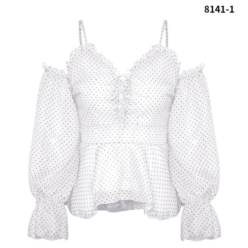 2019 Strapless V Neck Lace Up Sexy Chiffon Shirt Lantern Long Sleeve Dont Point Off Shoulder Peplum Blouse Moda Feminina Ey*
2019 Strapless V Neck Lace Up Sexy Chiffon Shirt Lantern Long Sleeve Dont Point Off Shoulder Peplum Blouse Moda Feminina Ey*