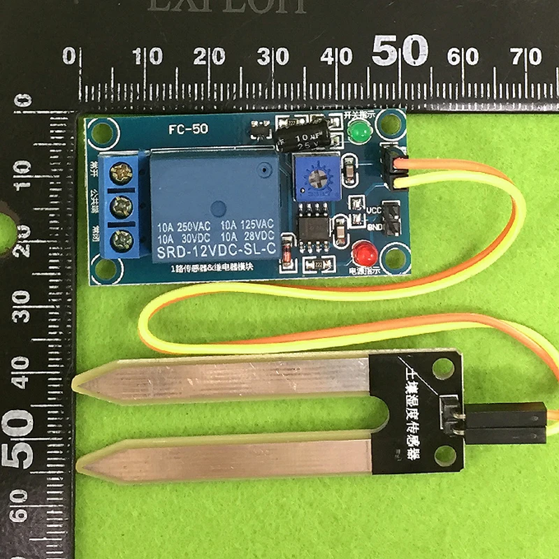DC 12V Soil Moisture Sensor Smart Electronics Soil Humidity Sensor Controller Relay Module For Automatic Watering
DC 12V Soil Moisture Sensor Smart Electronics Soil Humidity Sensor Controller Relay Module For Automatic Watering