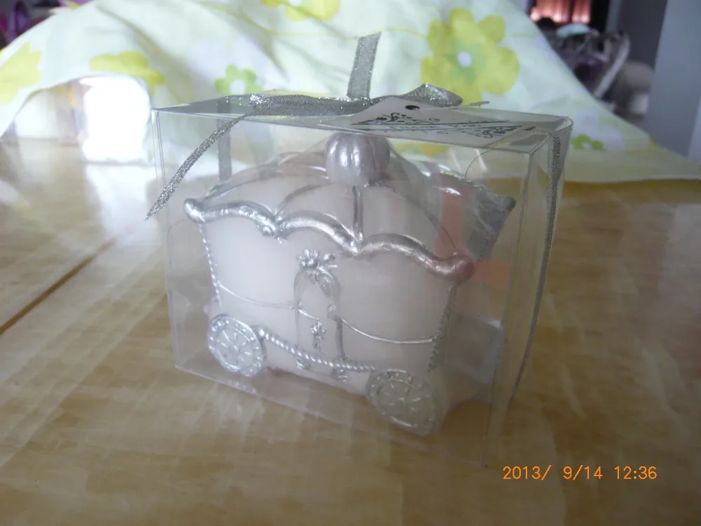 wedding favor candle Decoration--Fairy Tale Pumpkin Carriage Candles for baby shower party decoration 100pcs/lot
wedding favor candle Decoration--Fairy Tale Pumpkin Carriage Candles for baby shower party decoration 100pcs/lot