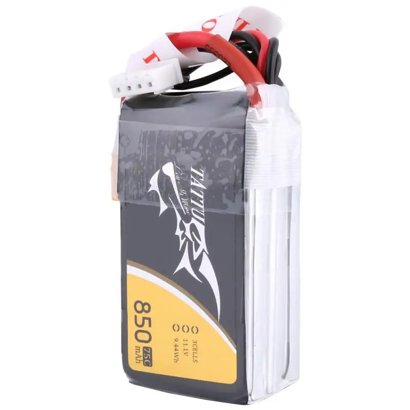 LeadingStar ACE TATTU 11 1 V 850mAh 75C 9.44Wh 3S 1P Lipo батарея XT30 разъем батарея|Детали и аксессуары| |