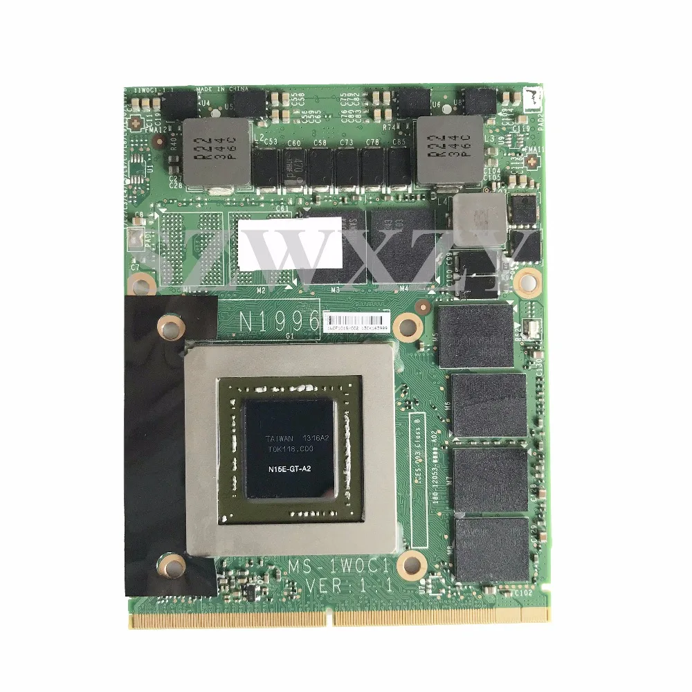 Фото MS 1W0C1 VER: 1 N15E GT A2 GTX 870M 3GB DDR5 Video VGA CARD для MSI GT70 GT60 GX660R GT660 GX680 GT683DX GX780 - купить
