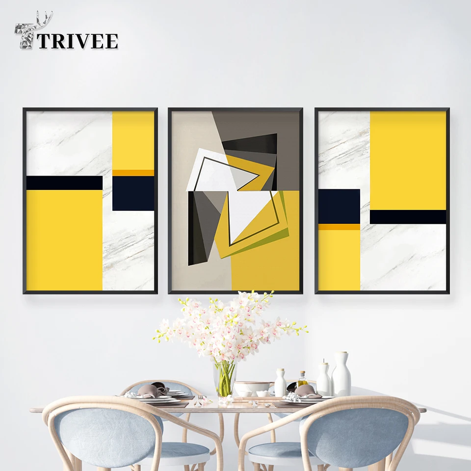 Prints Wall Art Canvas Painting Geometric Pattern Marble Yellow Wall Pictures For Living Room Nordic Style Picture Decoration
Prints Wall Art Canvas Painting Geometric Pattern Marble Yellow Wall Pictures For Living Room Nordic Style Picture Decoration