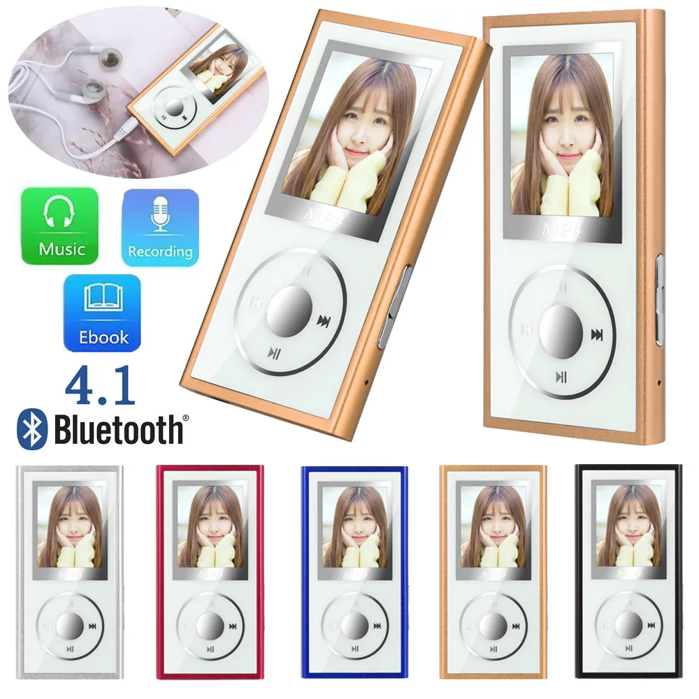 Новая мода Bluetooth 4 Гб HiFi MP4 плеер рекордер ручка Медиа Видео FM радио партия уличные
