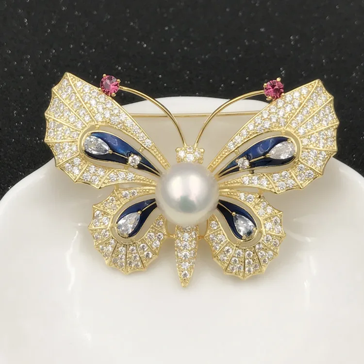 Full Rhinestones Elegant Butterfly Pearl Brooches Jewelry Findings Women DIY Pearl Breastpin Accessory Silver&Gold Plated 3Pcs
Full Rhinestones Elegant Butterfly Pearl Brooches Jewelry Findings Women DIY Pearl Breastpin Accessory Silver&Gold Plated 3Pcs