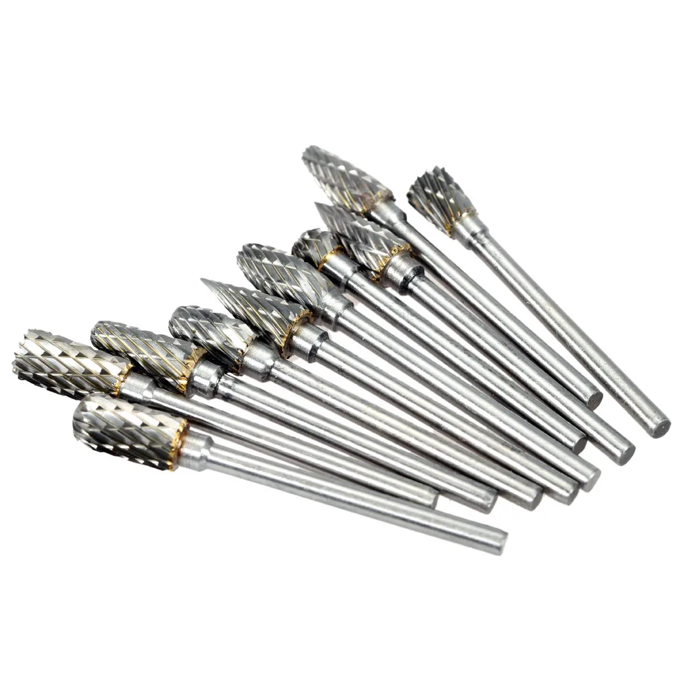 10 pcs Card Grinding Accessories Electric Tool Kits Tungsten Steel Carbide Milling Cutter for for DIY Engraving Cutting
10 pcs Card Grinding Accessories Electric Tool Kits Tungsten Steel Carbide Milling Cutter for for DIY Engraving Cutting