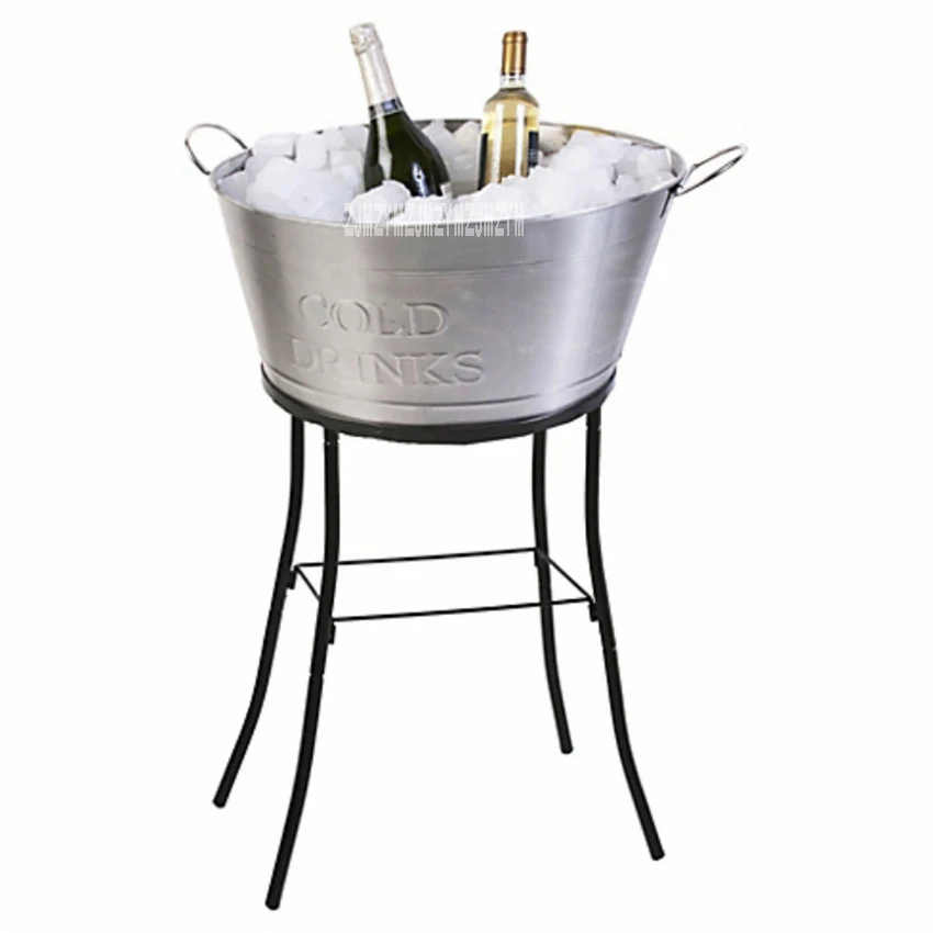 A-8889 Oval Ice Barrel High-Capacity Stainless Steel Ice Pail Barbecue Wine Champagne Beer Bucket KTV Club Supplies With Handle
A-8889 Oval Ice Barrel High-Capacity Stainless Steel Ice Pail Barbecue Wine Champagne Beer Bucket KTV Club Supplies With Handle