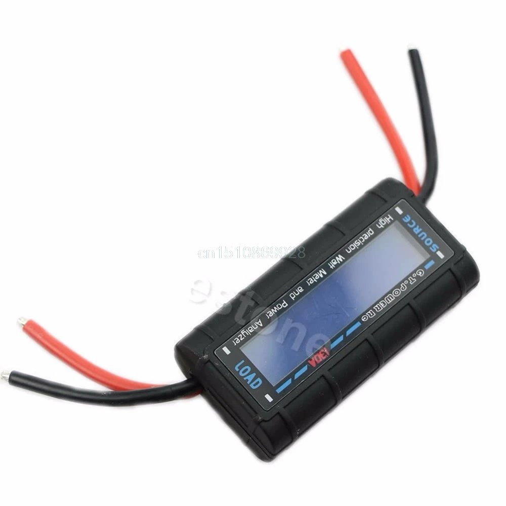 Анализатор мощности тока G.T. Power RC 130A Ватт метр и анализатор Высокоточный LCD 60V GT