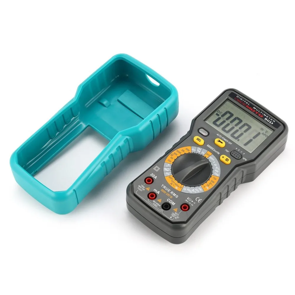 2900A Digital Automotive Multimeter 6000 Counts True RMS Auto Range Voltage Current Meter Resistance Capacitance Tester
2900A Digital Automotive Multimeter 6000 Counts True RMS Auto Range Voltage Current Meter Resistance Capacitance Tester