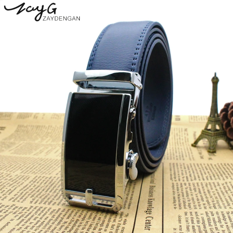 ZAYG Men Blue Upscale Alloy Automatic Buckle High Quality Belt Men's Leisure Belts Men Luxury Business Strap Male Classic Belt
ZAYG Men Blue Upscale Alloy Automatic Buckle High Quality Belt Men's Leisure Belts Men Luxury Business Strap Male Classic Belt