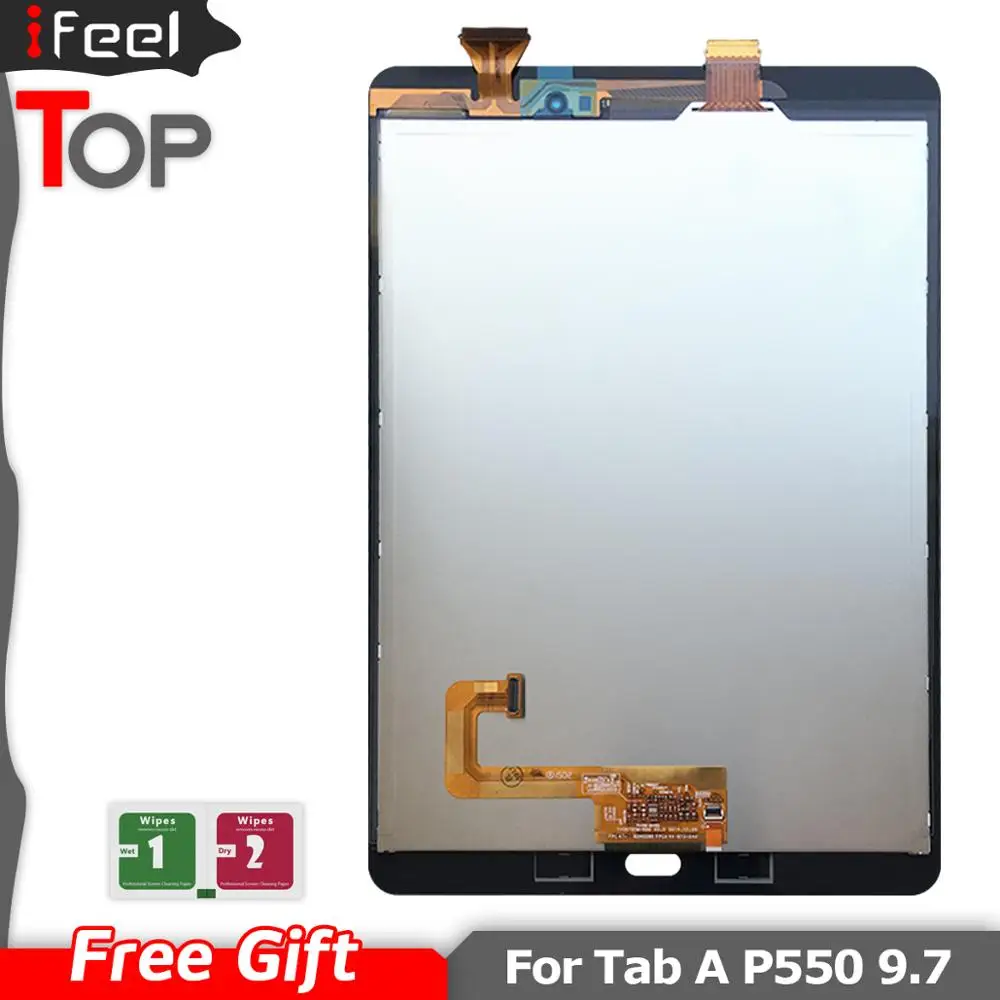 ЖК экран для Samsung Galaxy Tab A 9 7 "SM P550 SM P555 полный сенсорный дигитайзер дисплей панель