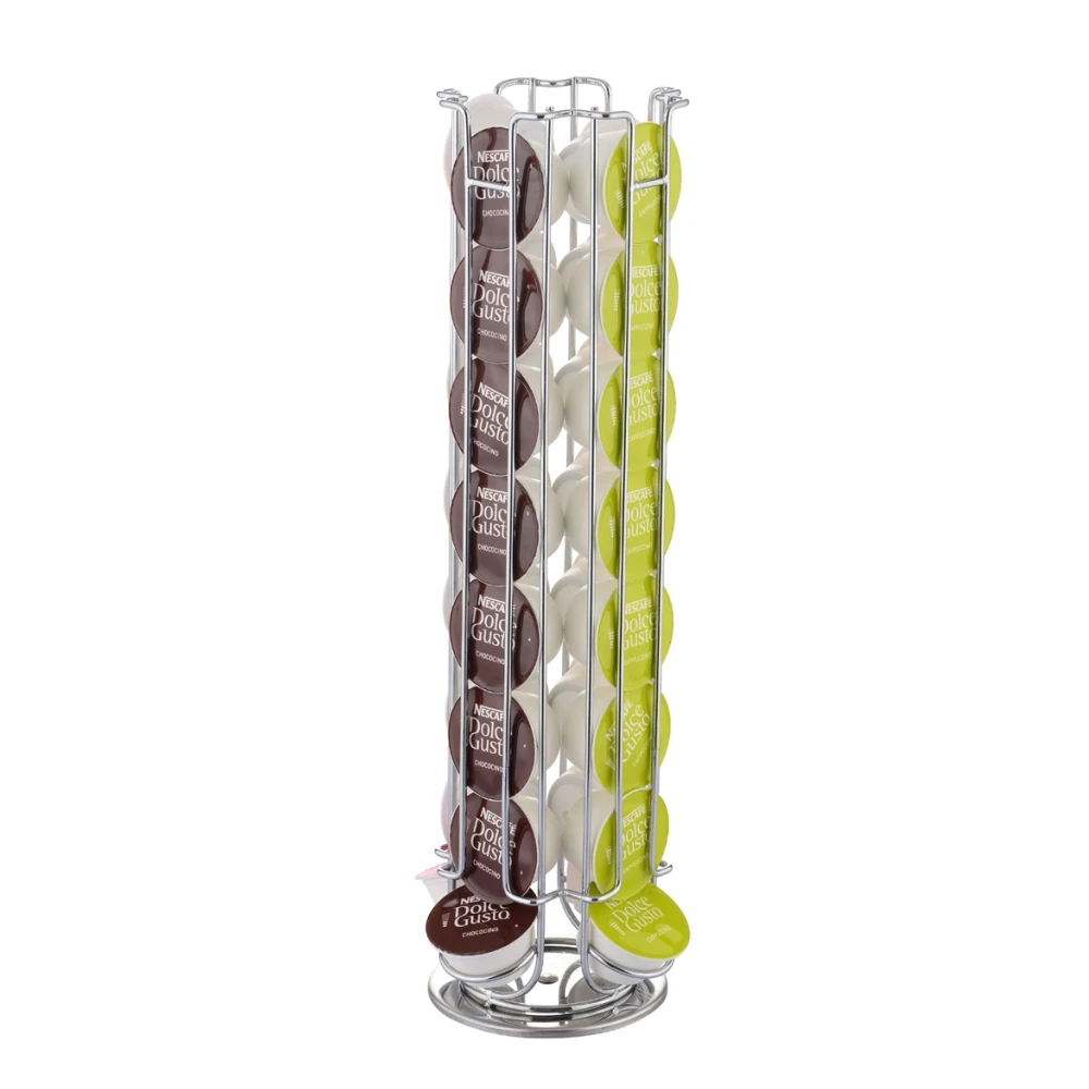 18/24/32 Coffee Capsule Dolce Gusto Pod Holder Stand Rotating Stand Holder Iron Chrome Plating Coffee Muilt Suit Free Shipping
18/24/32 Coffee Capsule Dolce Gusto Pod Holder Stand Rotating Stand Holder Iron Chrome Plating Coffee Muilt Suit Free Shipping