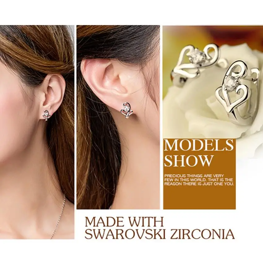 Silver Colour Hong Kong high-end brand earrings female models fashion cute vintage jewelry manufacturers wholesale | Украшения и